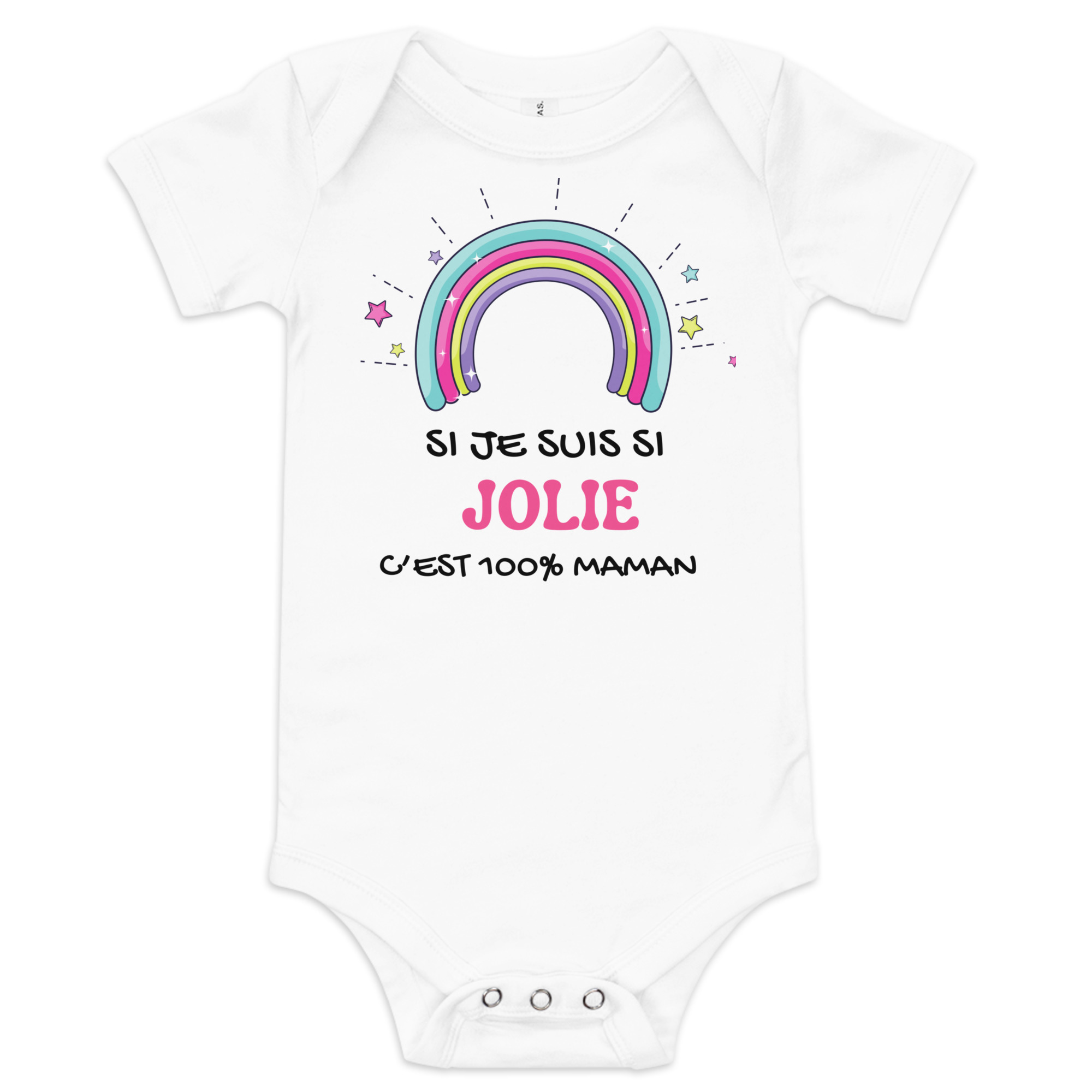 Baby bébé ''Si je suis si jolie, c'est 100% maman'' édition limitée – Image 38