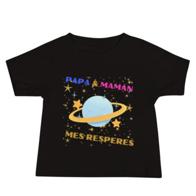 T-shirt à Manches Courtes en Jersey pour Bébé