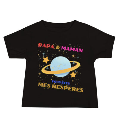 T-shirt à Manches Courtes en Jersey pour Bébé