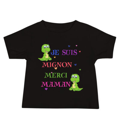 T-shirt à Manches Courtes en Jersey pour Bébé