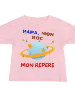 Alternative view of T-shirt Bébé "Papa mon roc, mon repère”édition limitée | Yanélia