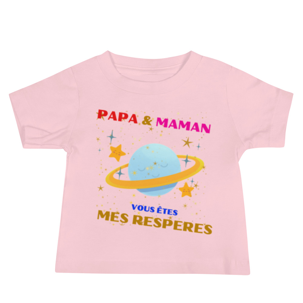 T-shirt Papa & Maman: Vous êtes mes repères, édition limitée – Image 3