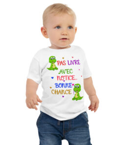 T-shirt à Manches Courtes en Jersey pour Bébé