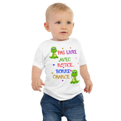 T-shirt à Manches Courtes en Jersey pour Bébé