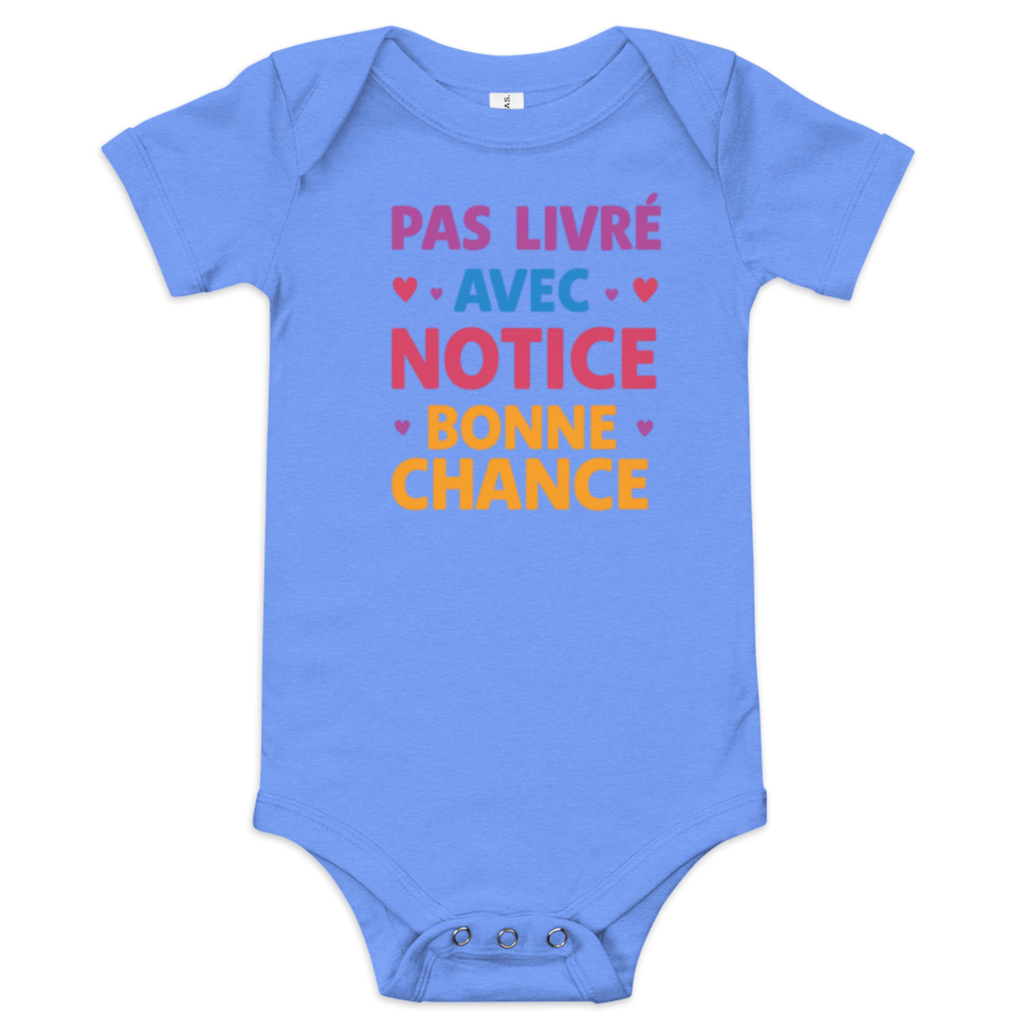 Body Bébé "Pas livré avec notice, bonne chance" édition limitée – Image 4
