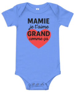 Alternative view of Body bébé ''Mamie je t'aime grand comme ça'' Edition limitée