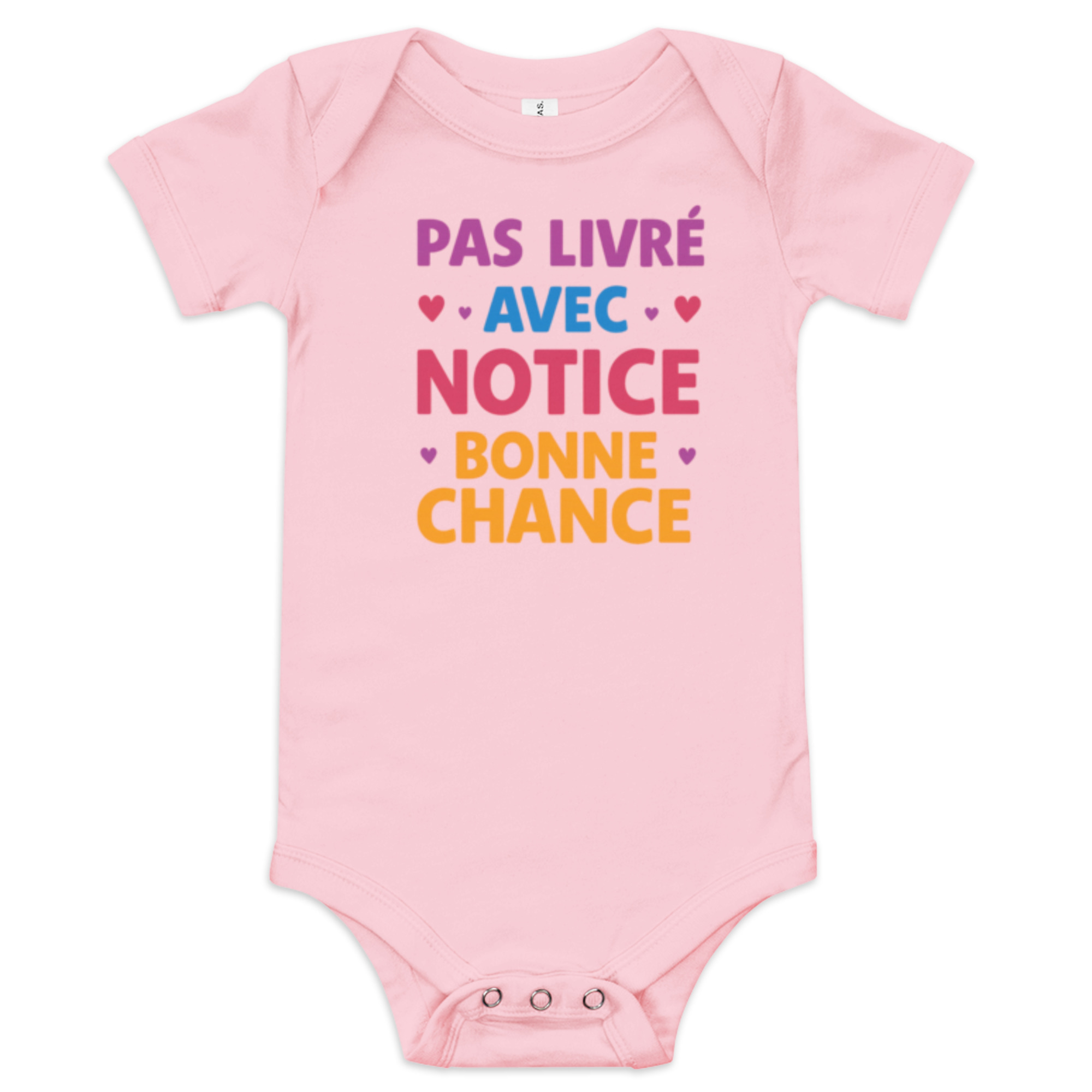Body Bébé "Pas livré avec notice, bonne chance" édition limitée – Image 6